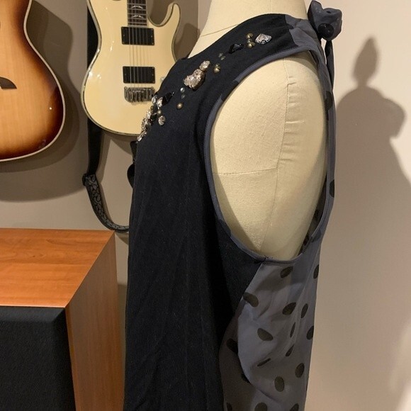 Walt Disney World hidden Mickey tank top size large. Sheer back with polka dots - Picture 3 of 12